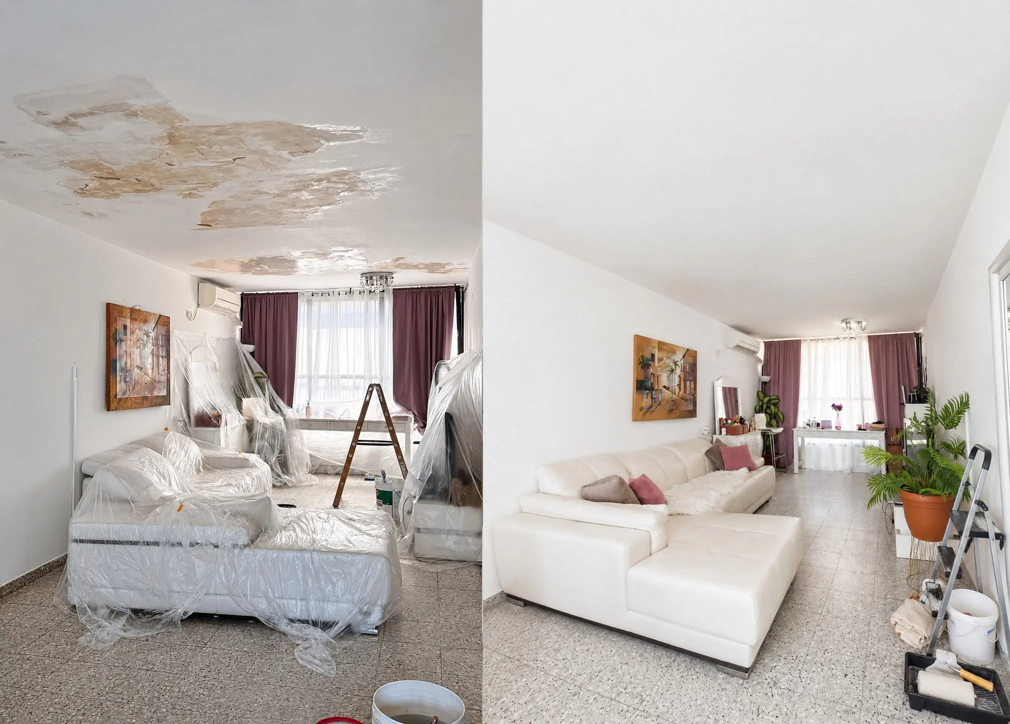 Servicio de pintura interior en piso de Valencia